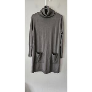 Ritva Falla Long Sleeve Turtleneck Sweater Dress Size XS Merino Wool